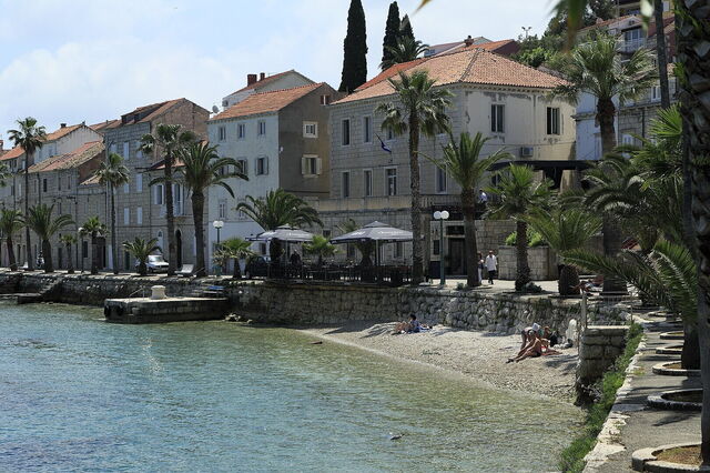Korčula, plage