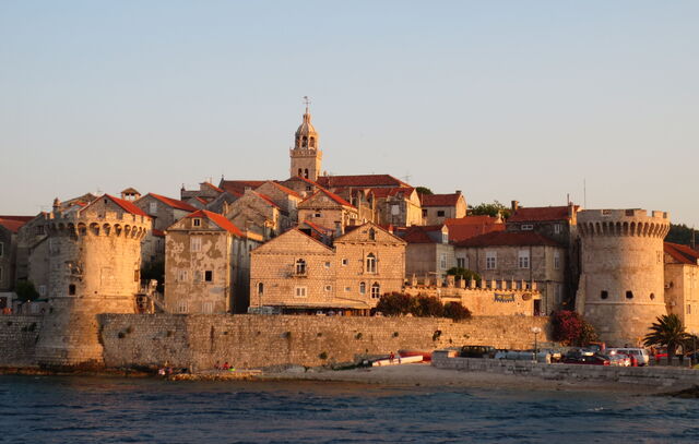 vue sur Korcula