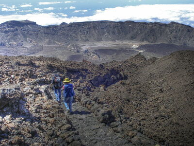 Mont Teide, sentiers