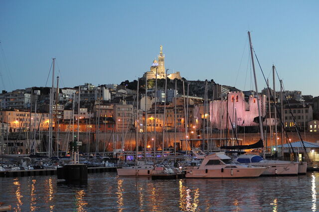 Vieux Port de Marseille, bateaux
