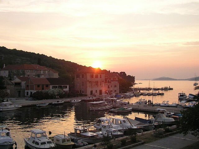 Coucher de soleil à Zlarin
