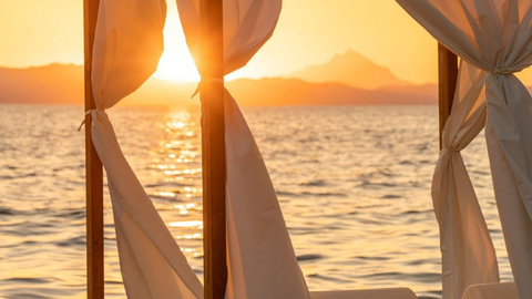 Kappa Resort, coucher de soleil
