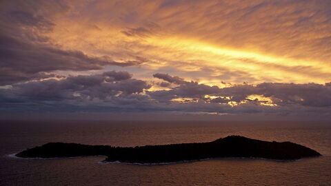 Lokrum crépuscule