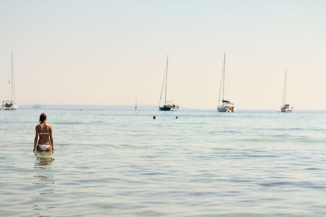 aller dans l'eau