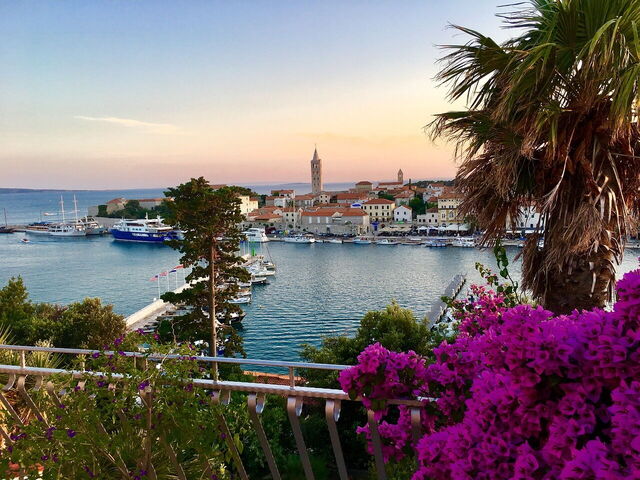 Vue sur Rab
