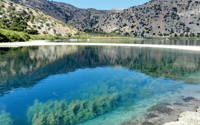 Lac de Kournas, panorama