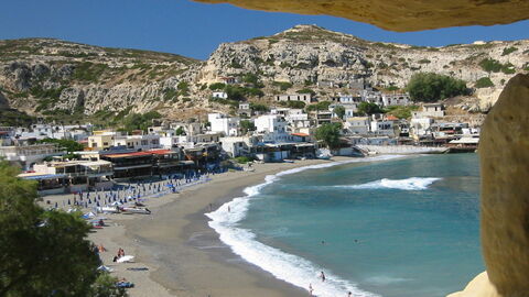 Plage de Matala