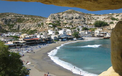 Plage de Matala