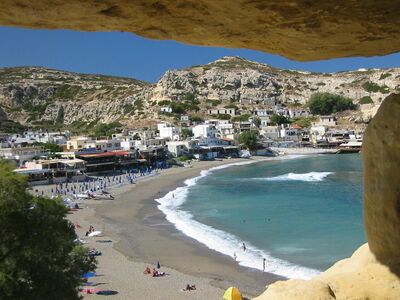 Plage de Matala
