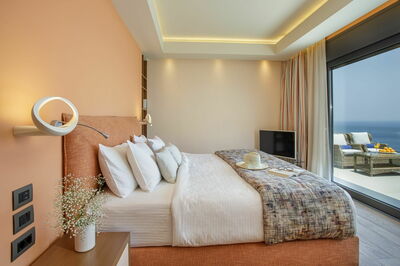 Villa de luxe Amfitriti, chambre