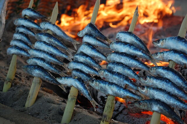 Sardines grillées, Andalousie