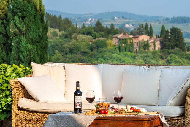 Vue, Villa Le Corti