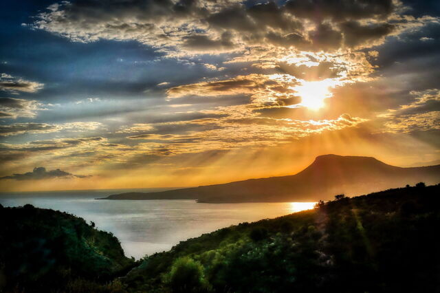 lever de soleil en crete