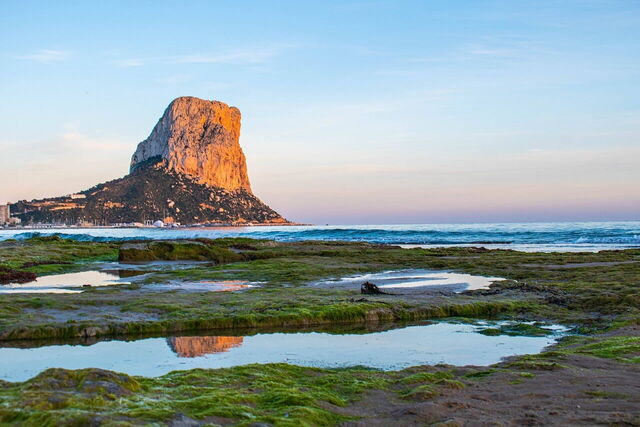 Calp au coucher du soleil