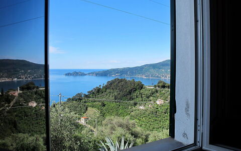 Ca Dò Sante: L'Eau, Ciel, Propriété, Fenêtre, La Nature, Bleu Azur, Montagne, Rectangle, Végétation