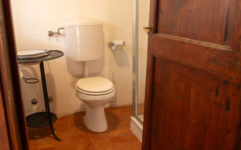 Casa Di Vignolo: Siège De Toilette, Toilette, Luminaire Plomberie, Bois, Salle De Bains, Sol, Sol, Marron, Plomberie, Pièce