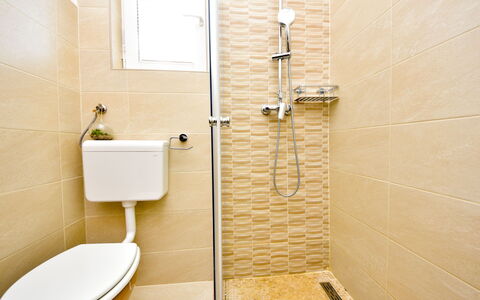 Ana: Propriété, Luminaire Plomberie, Salle De Bains, Tete De Douche, Siège De Toilette, Violet, Toilette, Douche, Sol