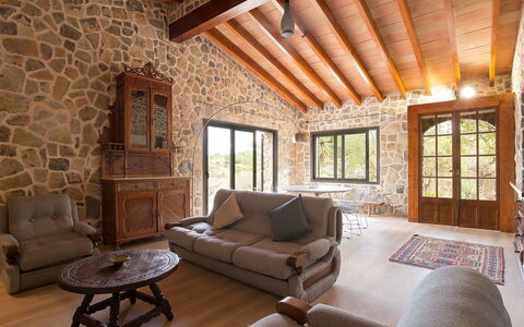 Can Coll: Pièce, Propriété, Salon, Meubles, Design Intérieur, Bâtiment, Faisceau, Maison, Immobilier, Domicile