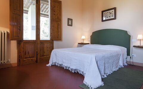 Villa Le Volte: Chambre, Lit, Meubles, Pièce, Drap De Lit, Propriété, Cadre De Lit, Sol, Literie, Design Intérieur