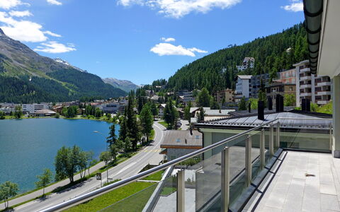 St. Moritz 23: Chaîne De Montagnes, Montagne, Montagnes Relief, Alpes, Ciel, Réservoir, Lac, Architecture, Station De Montagne, Tourisme