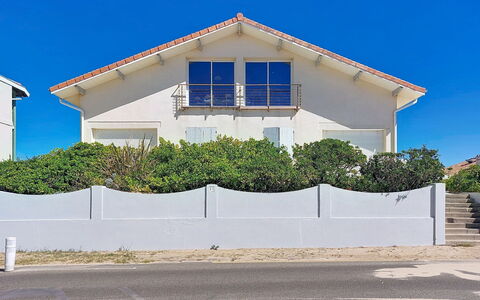 Mimizan 314: Bleu, Zone Résidentielle, Domicile, Maison, Biens, Béton, Ombre, Villa, Aménagement Paysager, Balcon