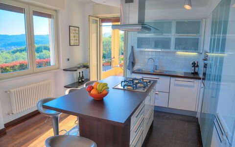 Villa Il Poggiolo Apartments - Diano Marina: Pièce, Propriété, Meubles, Bâtiment, Cuisine, Design Intérieur, Maison, Domicile, Immobilier, Comptoir