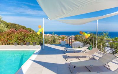 Villa Il Poggiolo Apartments - Diano Marina: Propriété, Ciel, Vacances, Immobilier, Maison, Architecture, Bâtiment, Piscine, Conception, Ombre