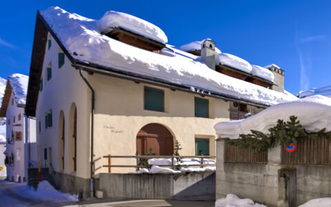 Celerina 6: Bâtiment, Ciel, Propriété, Neige, Fenêtre, Maison, Ombre, Chalet, Gelé, Immobilier