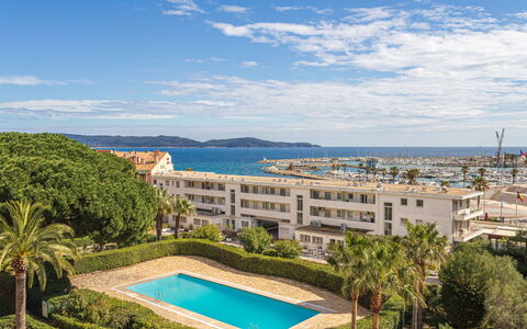 Cavalaire 279: Mer, Recours, Piscine, Hôtel, Balcon, Station Balnéaire, Ville Resort, Villa, Plage, Balustrade