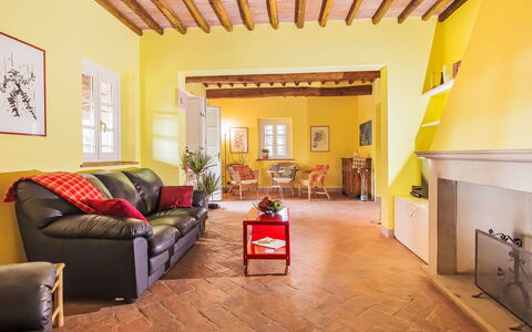 Villa Il Pellicano: Design Intérieur, Meubles, Sol, Mur, Sol, Bois, Plafond, Pièce, Canapé, Salon