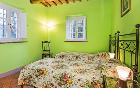 Villa Il Pellicano: Design Intérieur, Meubles, Chambre, Lit, Plafond, Pièce, Sol, Sol, Textile, Éclairage