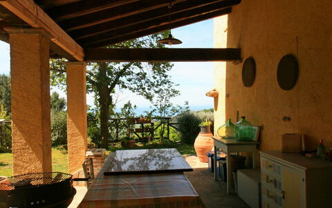 Villa La Collinetta: Plante, Propriété, Meubles, Bâtiment, Cabinetry, Bois, Ciel, Ombre, Design Intérieur, Tiroir