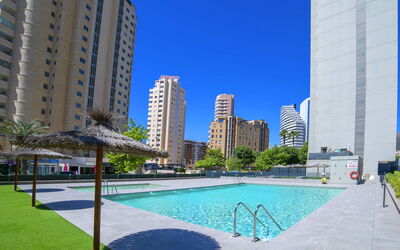 Calpe Calp 438: Bâtiment, Piscine, Skyscraper, Appartement, Ville, Condominium, Zone Résidentielle, Zone Métropolitaine, Composite