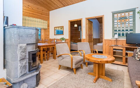 Villa Kuukso: Bois, Plafond, Design Intérieur, Sol, Sol, Domicile, Chalet, Pièce, Cabane En Rondins, Dur