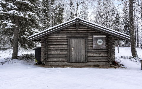 Keloranta: Arbre, Neige, Bois, L'Hiver, Branche, Cabanon, Cabane, Toit, Chalet, Cabane