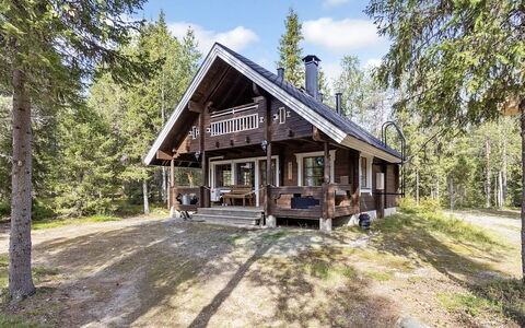 Mustikkaranta: Bois, Siding, Chalet, Maison, Domicile, Planche, Batiments Jardin, Cabane En Rondins, Dur, Porche