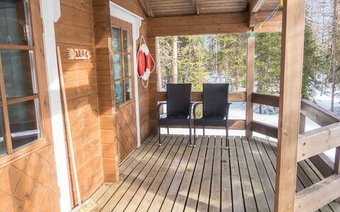Mustikkaranta: Bois, Siding, Chalet, Maison, Domicile, Planche, Batiments Jardin, Cabane En Rondins, Dur, Porche