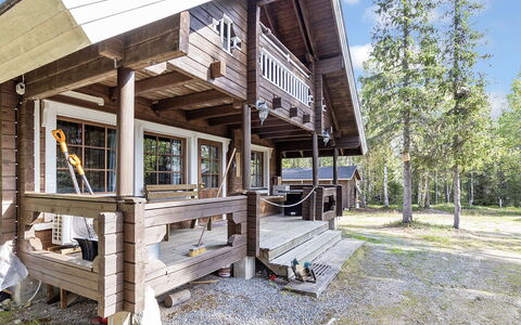 Mustikkaranta: Bois, Siding, Chalet, Maison, Domicile, Planche, Batiments Jardin, Cabane En Rondins, Dur, Porche