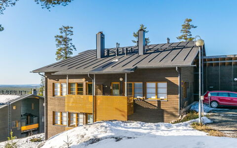 Karhunvartijan Kota B1: Maison, Chalet, Domicile, Lot Terre, Toit, Siding, Pente, Biens, Cabane En Rondins