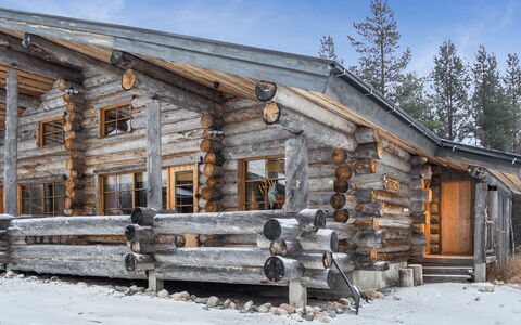 Mäentähti B: Neige, Bois, L'Hiver, Chalet, Maison, Toit, Domicile, Gelé, Cabane En Rondins, Brindille