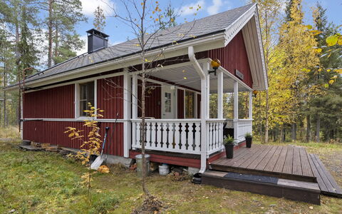 Kaukosaaren Ahonrinne: Bois, Siding, Chalet, Maison, Domicile, Planche, Batiments Jardin, Cabane En Rondins, Dur, Porche