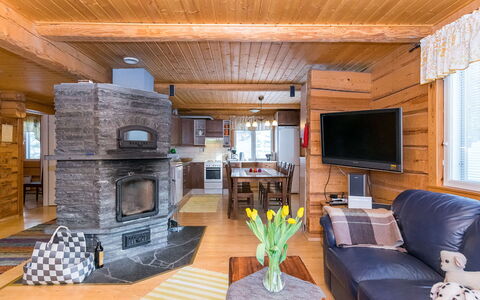 Vesan Villa: Bois, Meubles, Maison, Domicile, Chalet, Cabane En Rondins, Dur, Salon, Tache De Bois, Canapé