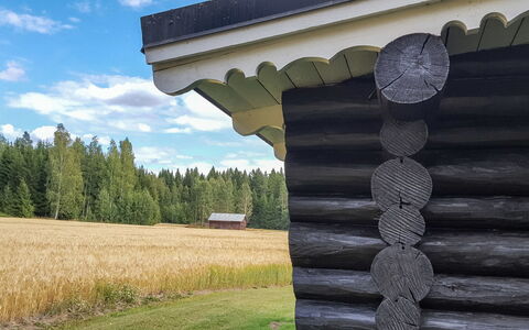 Hilupilttuu: Arbre, Banque, Maison, Chalet, Lac, Étang, Forêt, Cabane En Rondins