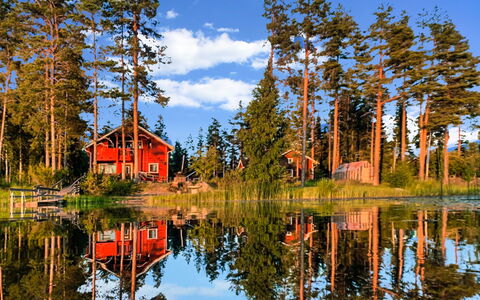 Kallioniemi: L'Eau, Arbre, Plan D'Eau, La Nature, Environnement Naturel, Paysage Naturel, Réflexion, Paysage, Banque