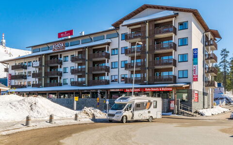 Ruka Ski Chalets 64, 1503: Bois, Siding, Chalet, Maison, Domicile, Planche, Batiments Jardin, Cabane En Rondins, Dur, Porche