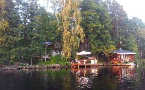 Elsanranta: Bois, Chalet, Cabane En Rondins, Forêt, Cabanon, Batiments Jardin, Mélèze, Des Bois, Tache De Bois