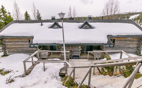 Saaruanaho H1: Bois, Neige, L'Hiver, Chalet, Toit, Gelé, Pente, Cabane En Rondins, Daylighting, Planche