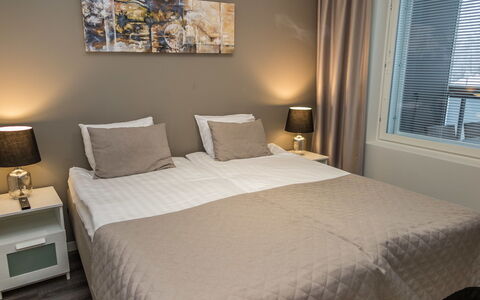 Tahko Spa Red - Golf Apartment: Herbe, Maison, Chalet, Lot Terre, Domicile, Biens, Pelouse, Siding, Ferme, Porche