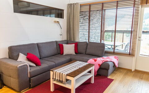 Tahko Spa Junior Suite Orange A6: Voie Navigable, Banque, Cours D'Eau, Lac, Chalet, Forêt, Canal, Réservoir, Cabane En Rondins