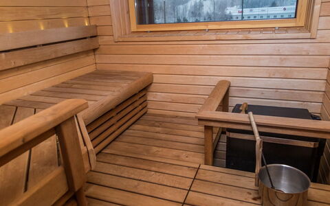 Tahko Spa Junior Suite Orange A6: Voie Navigable, Banque, Cours D'Eau, Lac, Chalet, Forêt, Canal, Réservoir, Cabane En Rondins